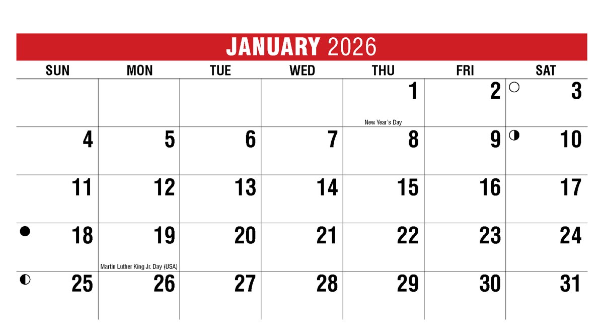 Galleria Canadian Scenic Promo Desk (Eng) Calendar - 2026